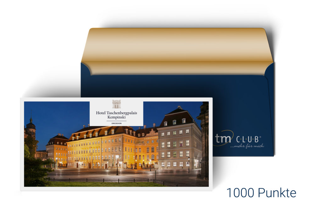 tm-Club Prämie Gutschein Hotel
